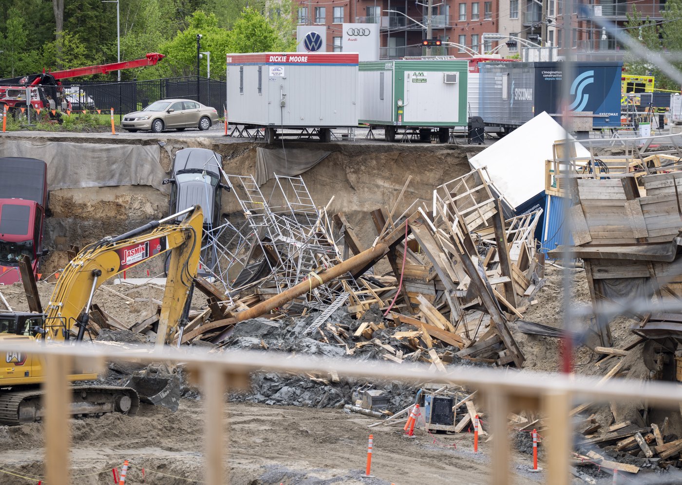 Alerte: l'effondrement d'une structure à Blainville a fait un mort