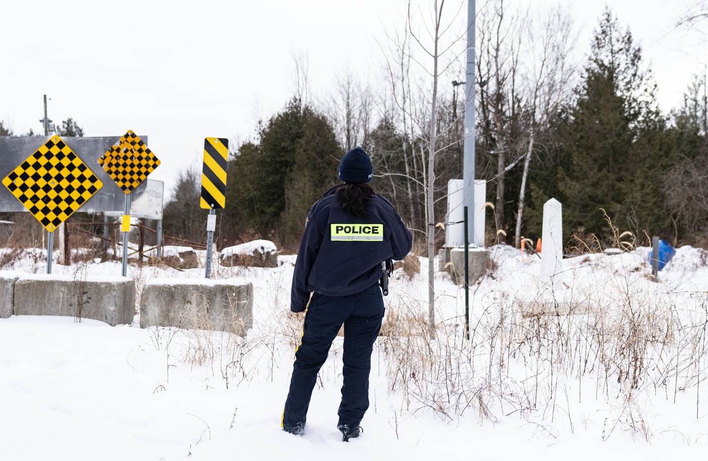 Les demandes d'asile ont doublé au poste frontalier de Saint-Bernard-de-Lacolle