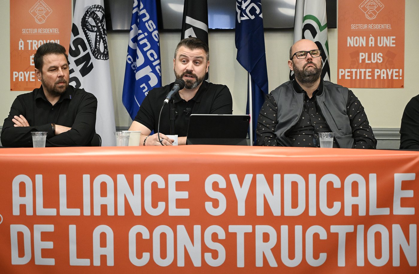 Construction: l'Alliance syndicale dépose sa plainte de négociation de mauvaise foi