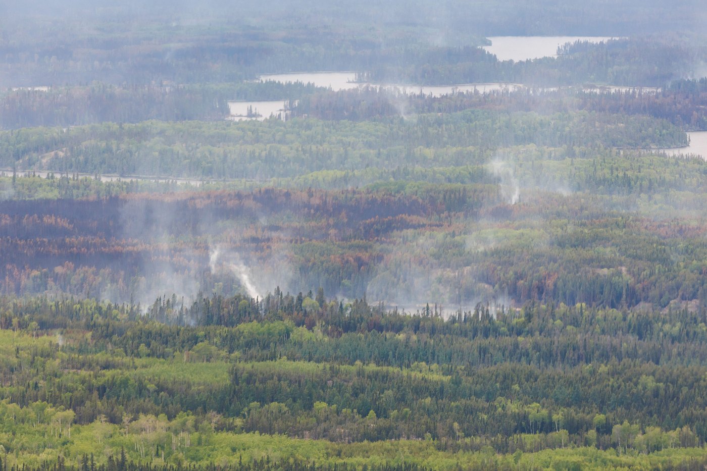 Des feux de forêt forcent l'évacuation de Garden Hill et Snow Lake, au Manitoba