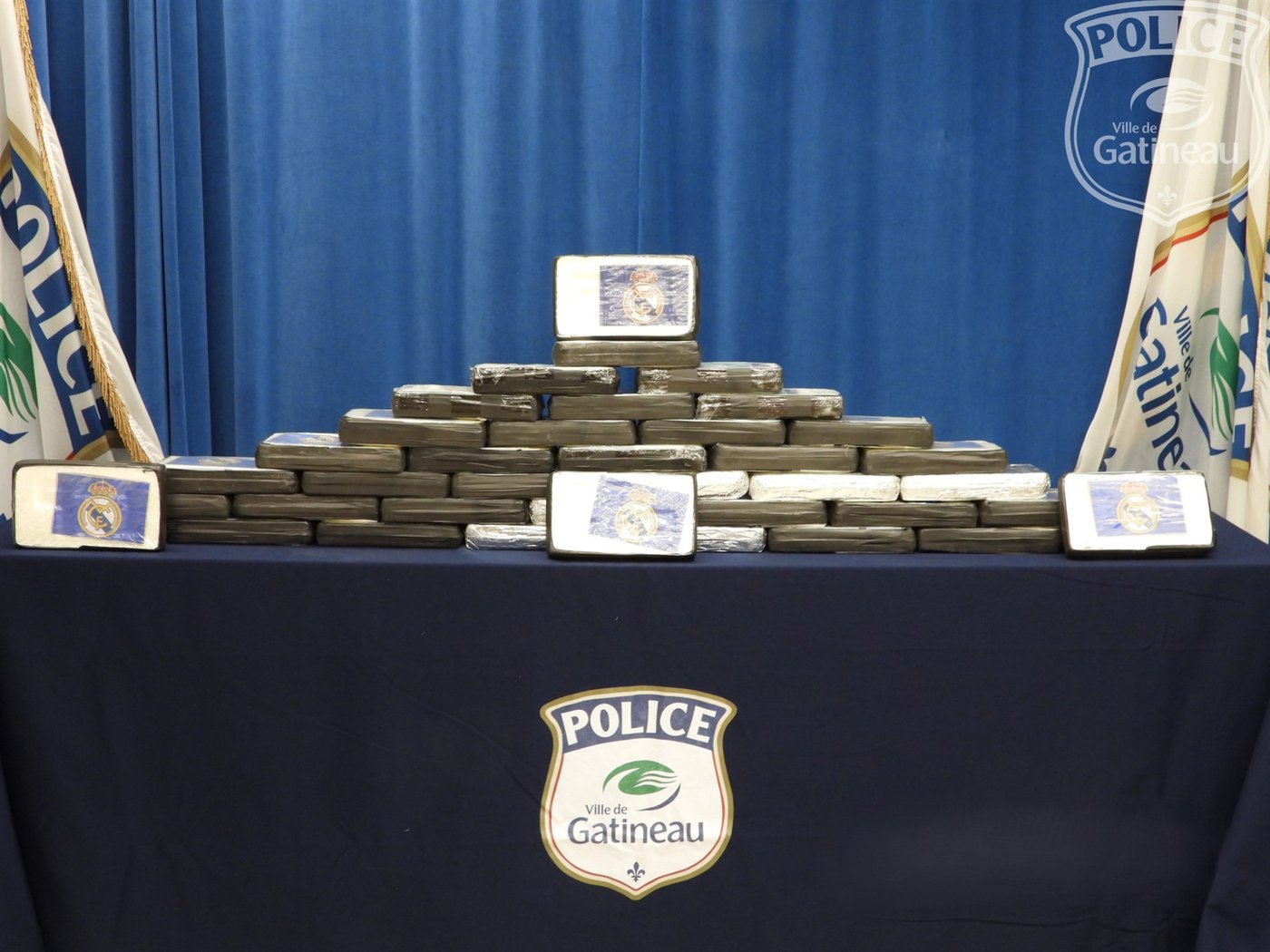 Les policiers de Gatineau réalisent une saisie record de 40 kilos de cocaïne