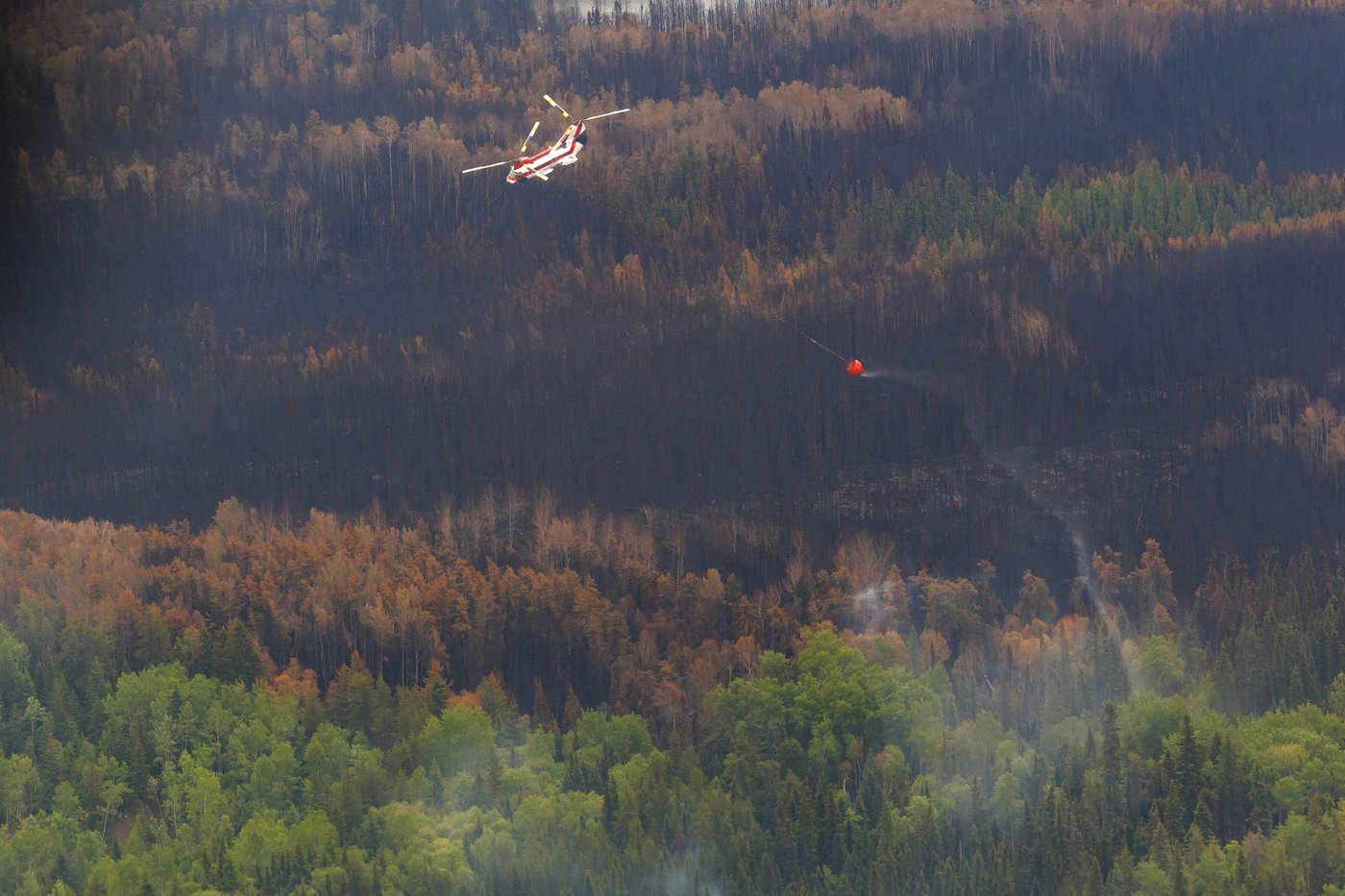 Une ville du Manitoba ordonne l'évacuation des habitants en raison d'un feu de forêt