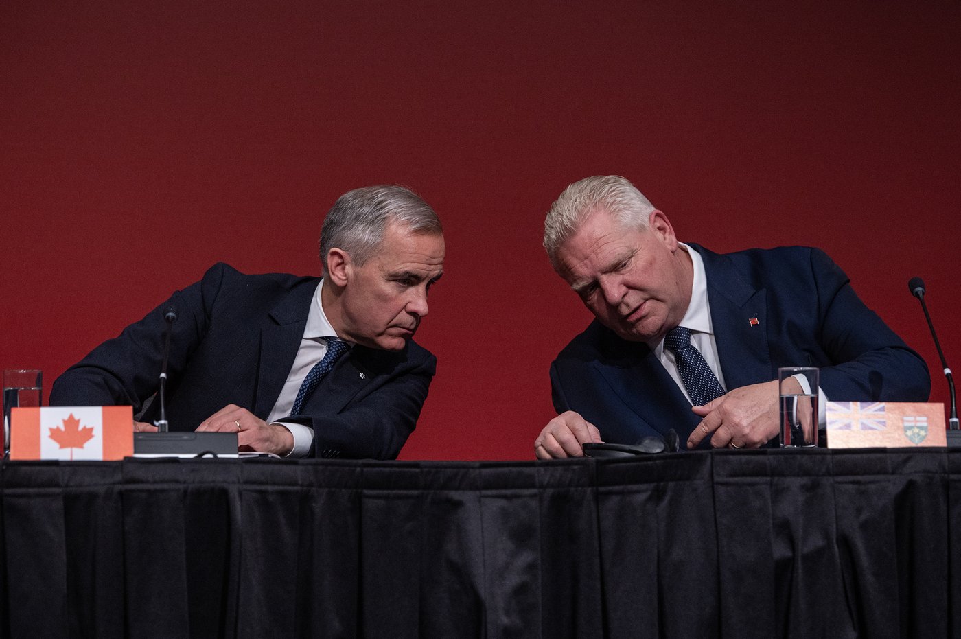 Le commerce et les droits de douane au menu d'une rencontre entre Ford et Carney