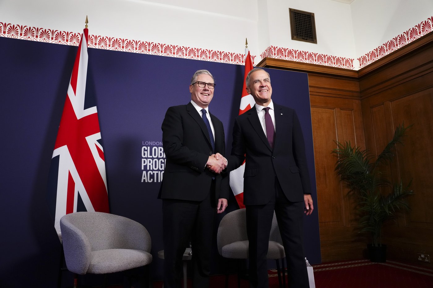 Galerie de photos: la visite de Carney au Royaume-Uni