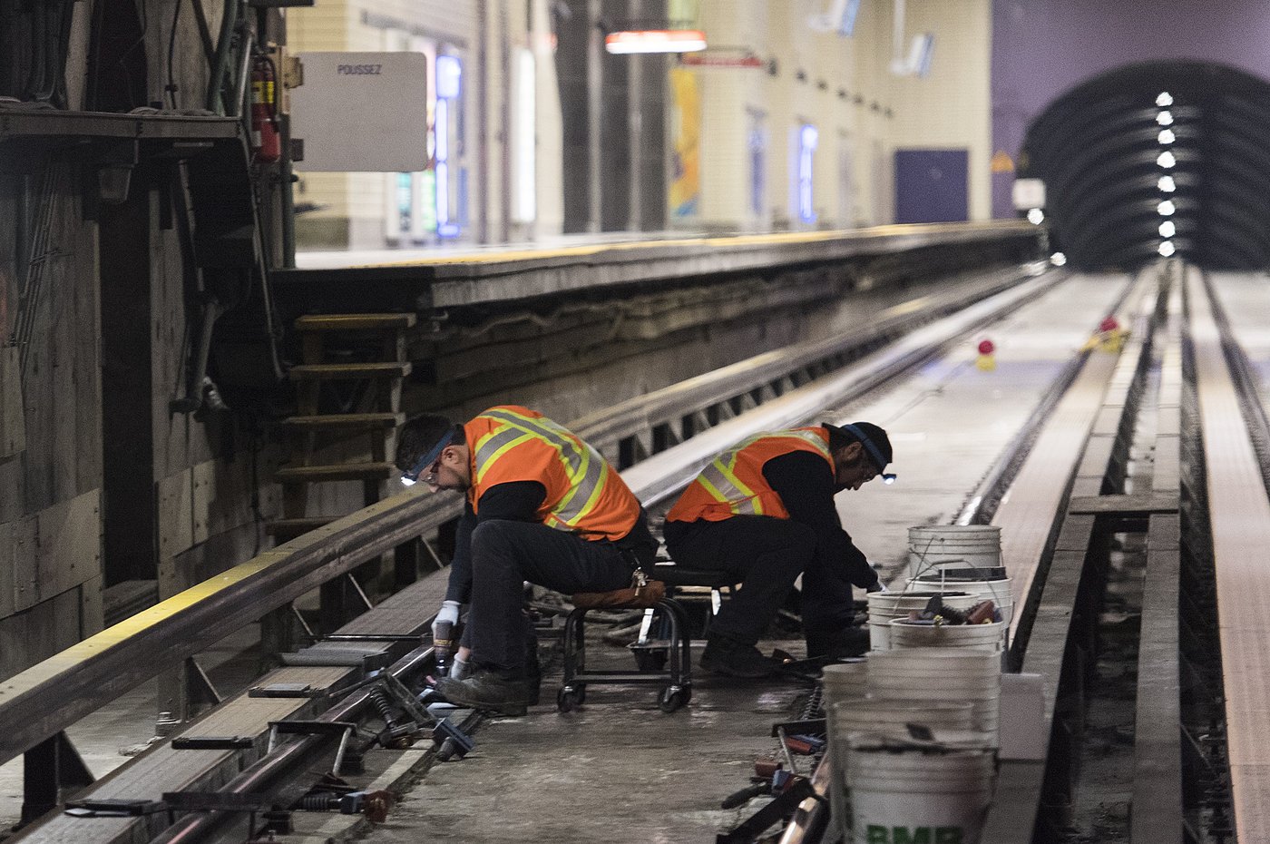 Grève des heures supplémentaires des employés d'entretien à la STM