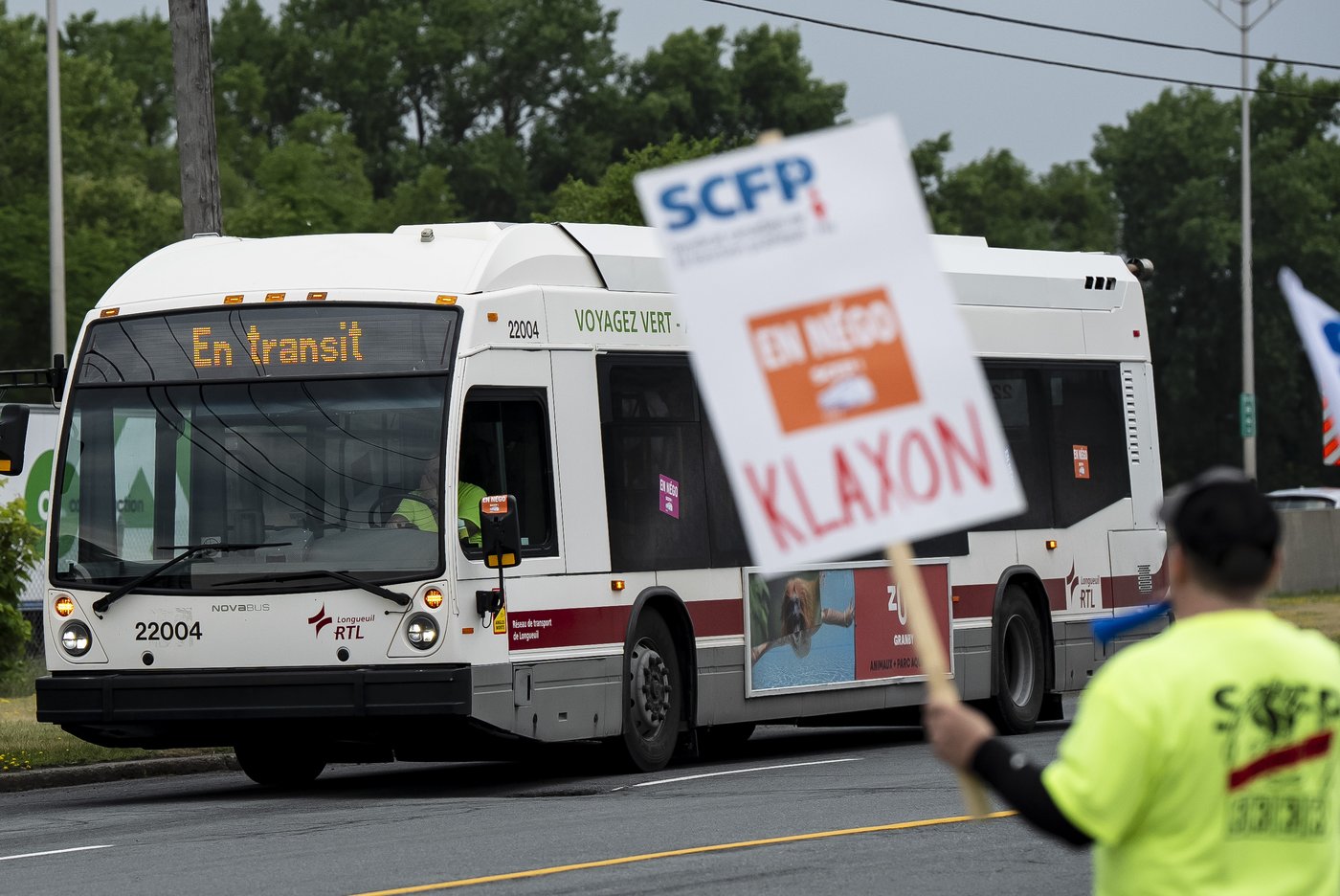 Les chauffeurs d'autobus de Longueuil approuvent l'hypothèse de règlement