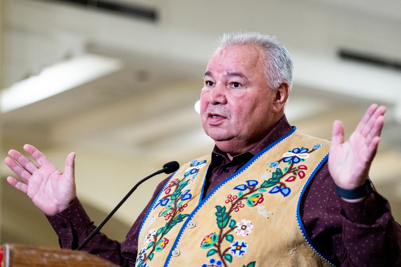 Le président de la Fédération des Métis du Manitoba, David Chartrand, est innocenté