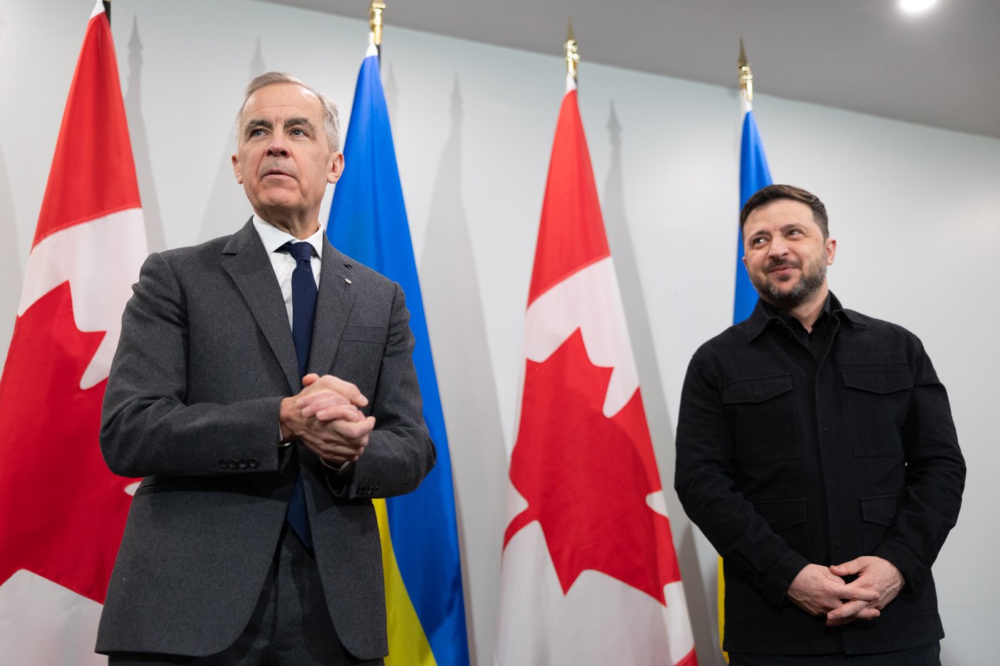 Mark Carney a participé à une réunion sur l'Ukraine avec des dirigeants européens