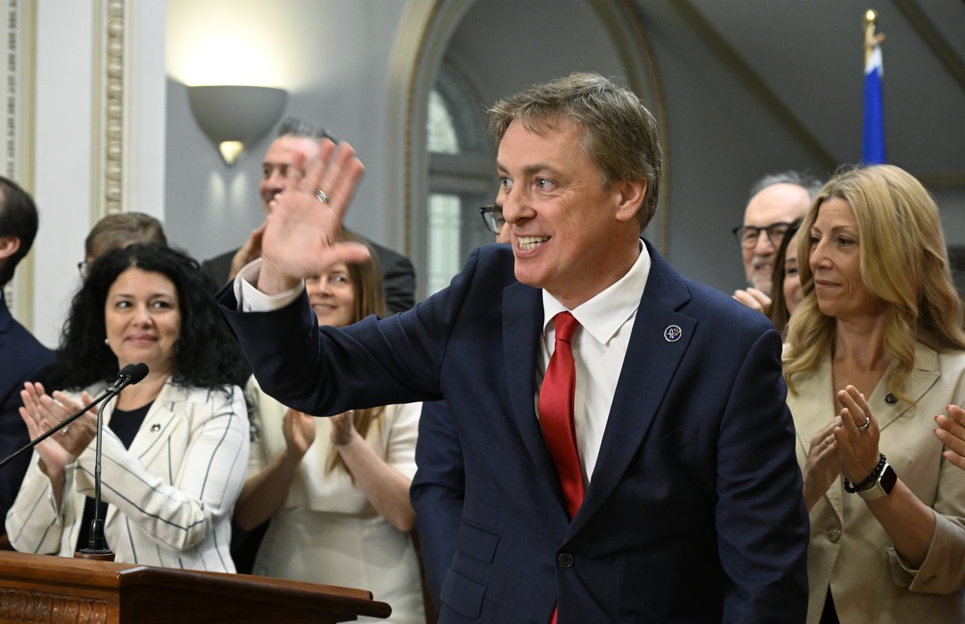 Chef intérimaire: «Je m'attendais à ce que ça soit plus rock'n'roll», lance Tanguay