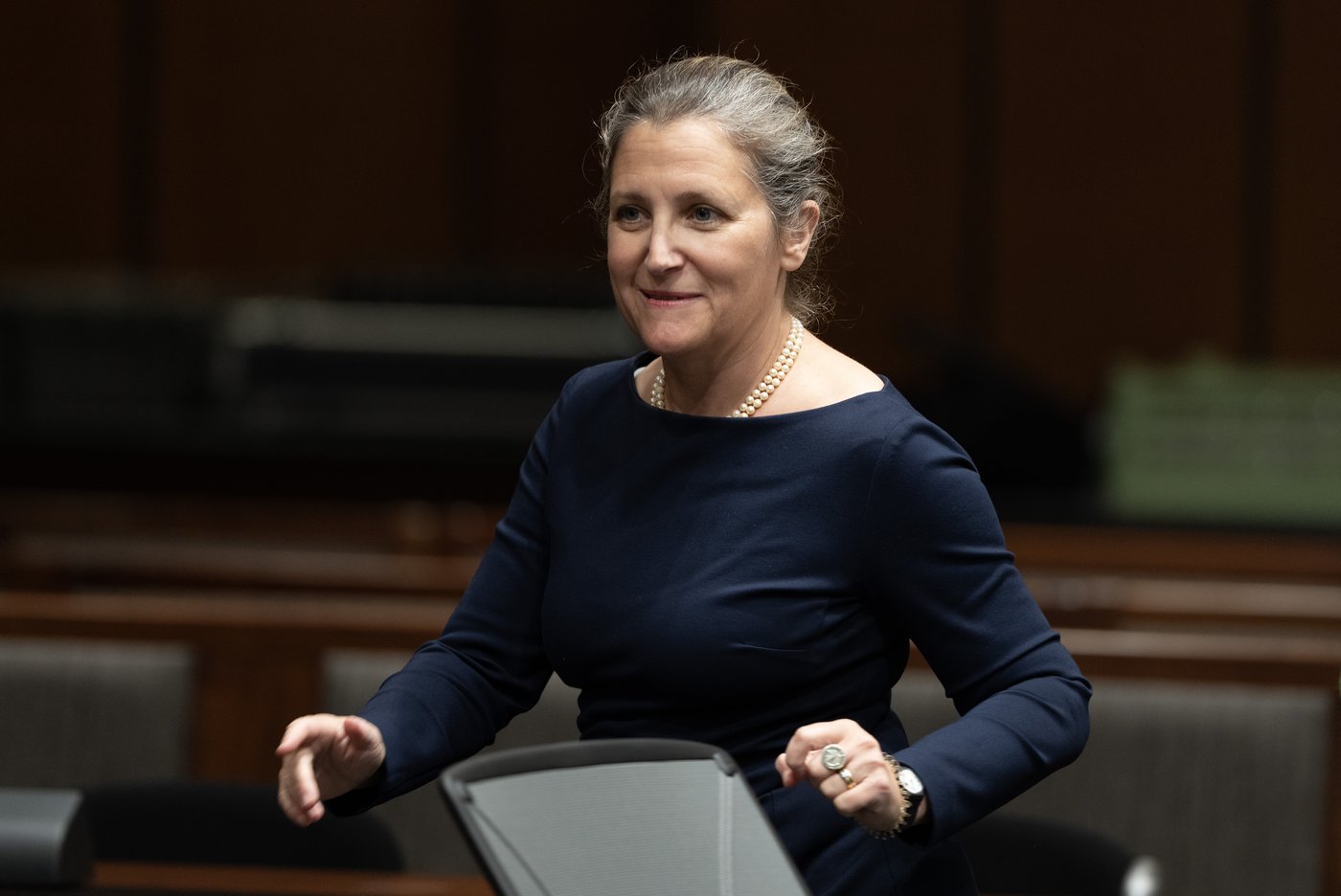 La démission de Chrystia Freeland, députée de longue date, prend effet aujourd'hui