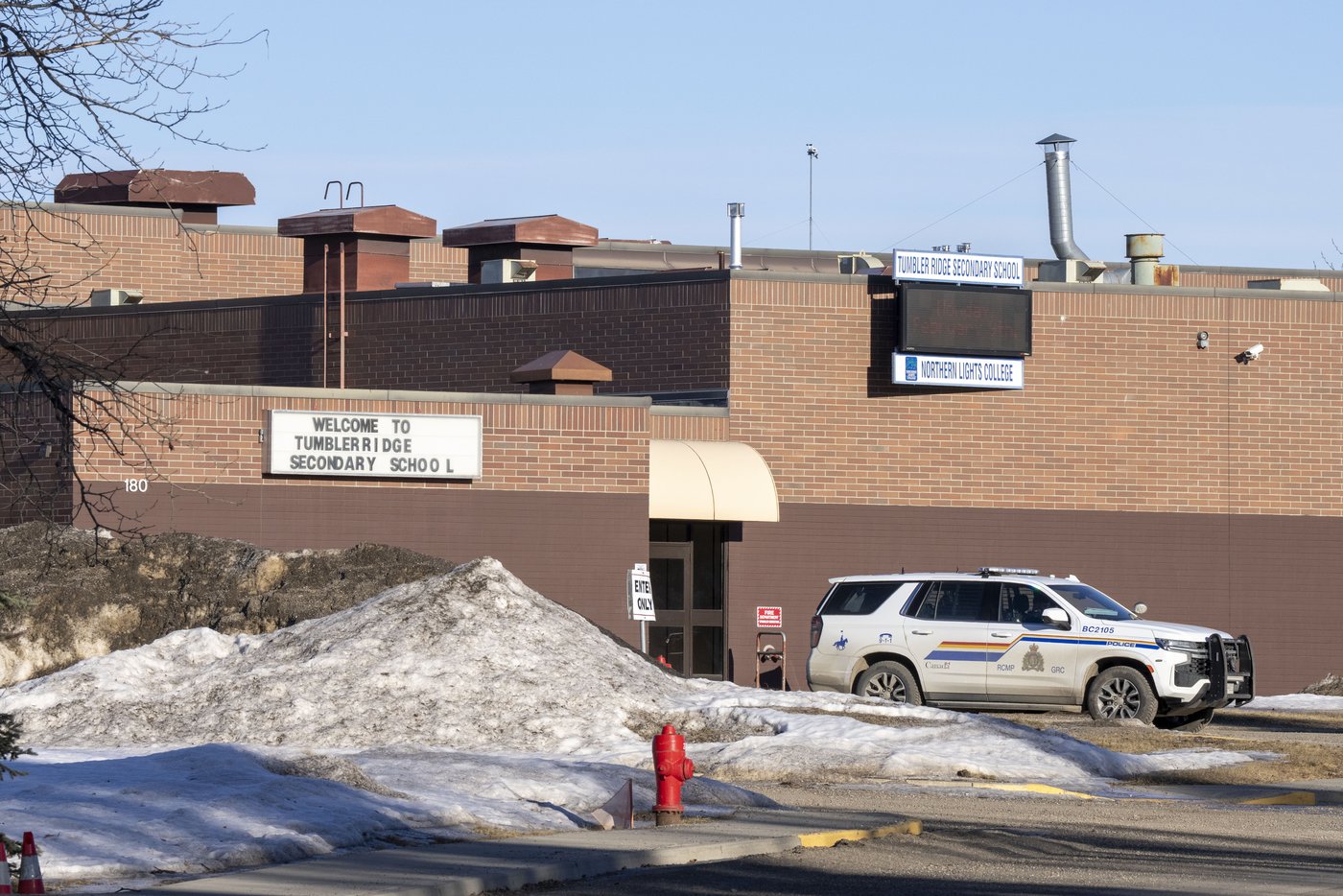 Tuerie de Tumbler Ridge: l'école sera démolie et reconstruite sur un nouveau site