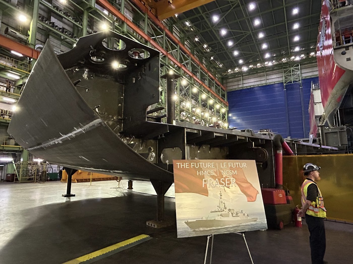 Irving lance la constriction du premier destroyer de classe River