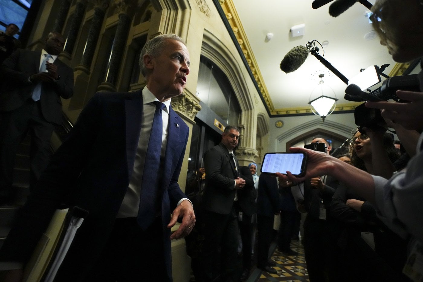 Carney affirme qu'il n'y a «pas de drame» concernant le pont Gordie-Howe