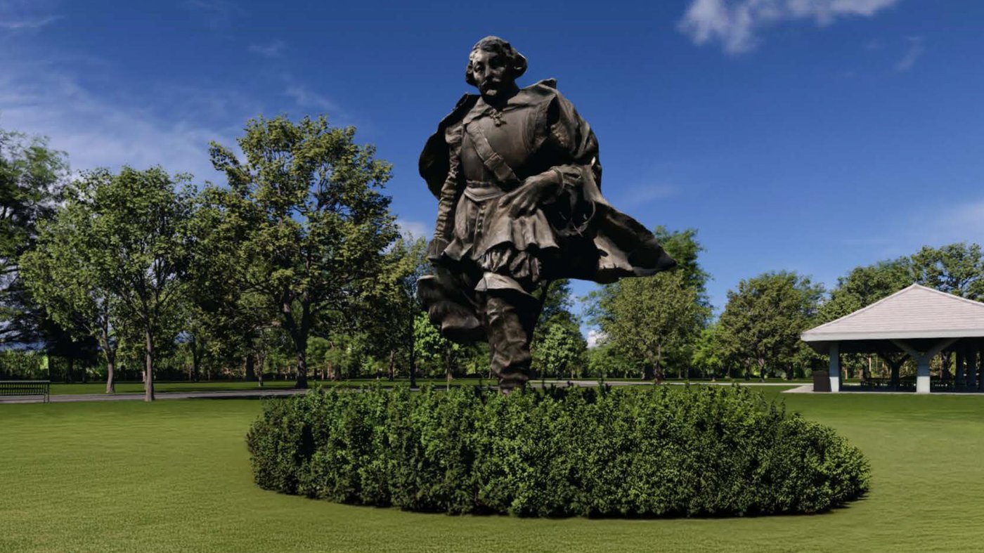 Des villes proposent d'acquérir une statue de Samuel de Champlain située en Ontario