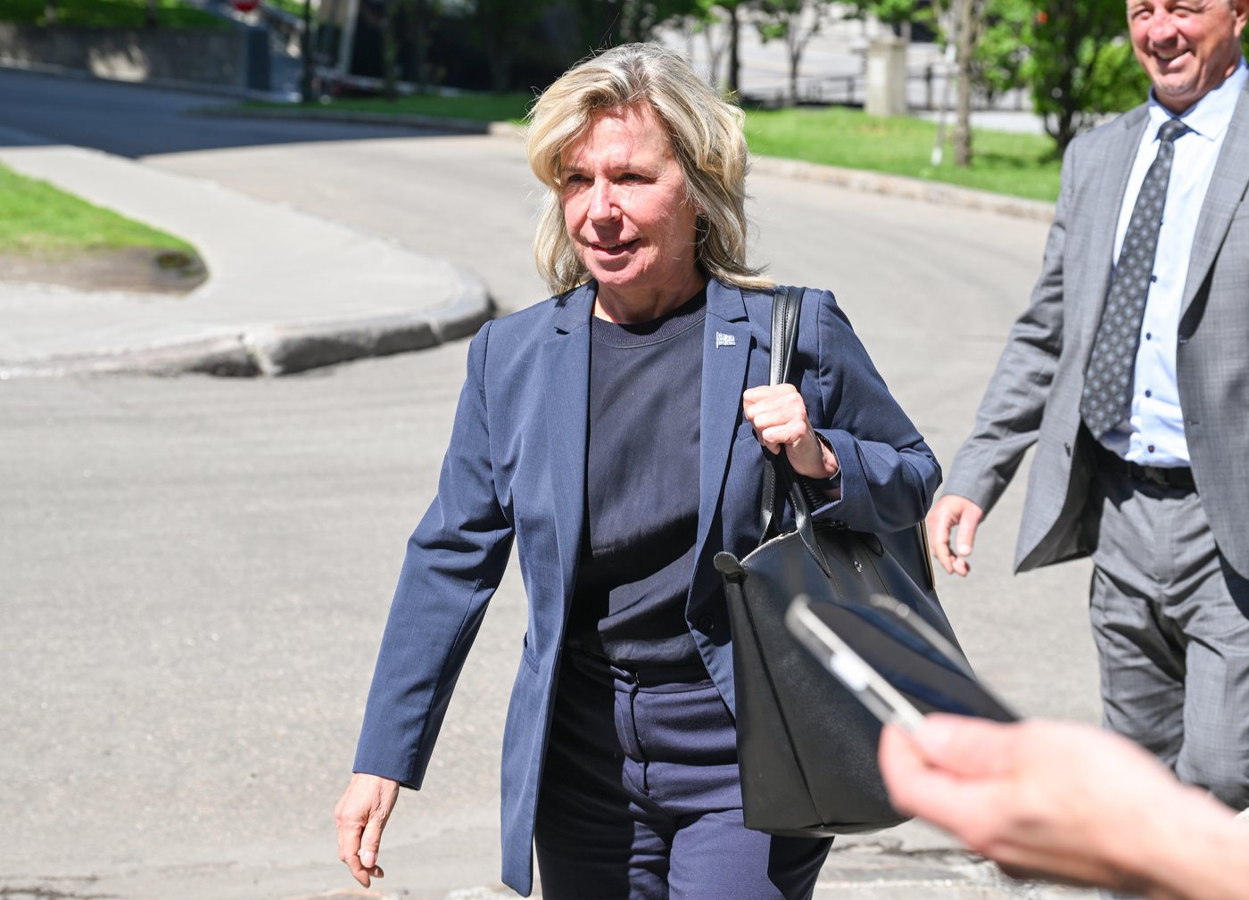 La ministre Martine Biron confirme qu'elle sera candidate aux prochaines élections