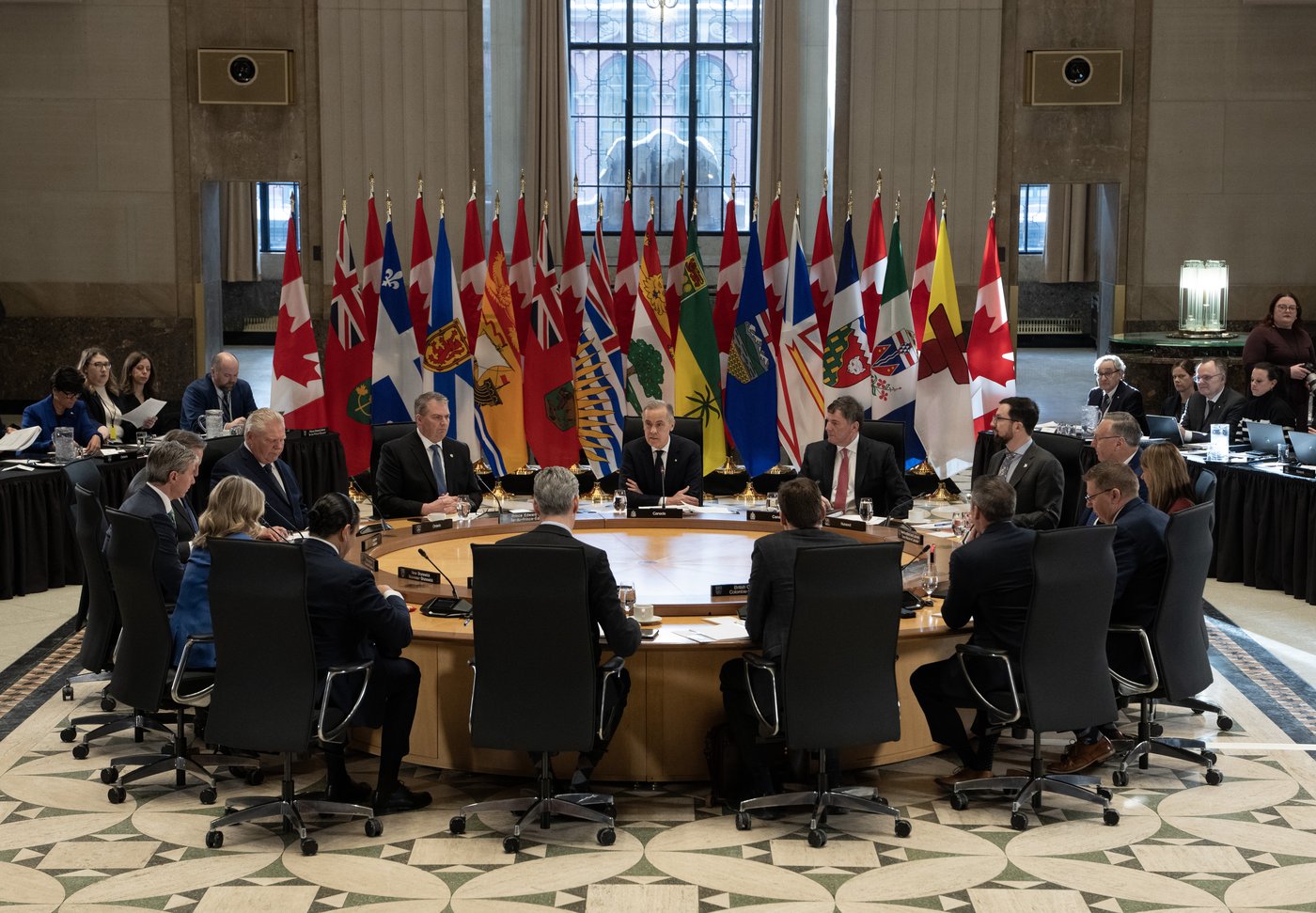 Mark Carney parlera aux premiers ministres des droits de douane