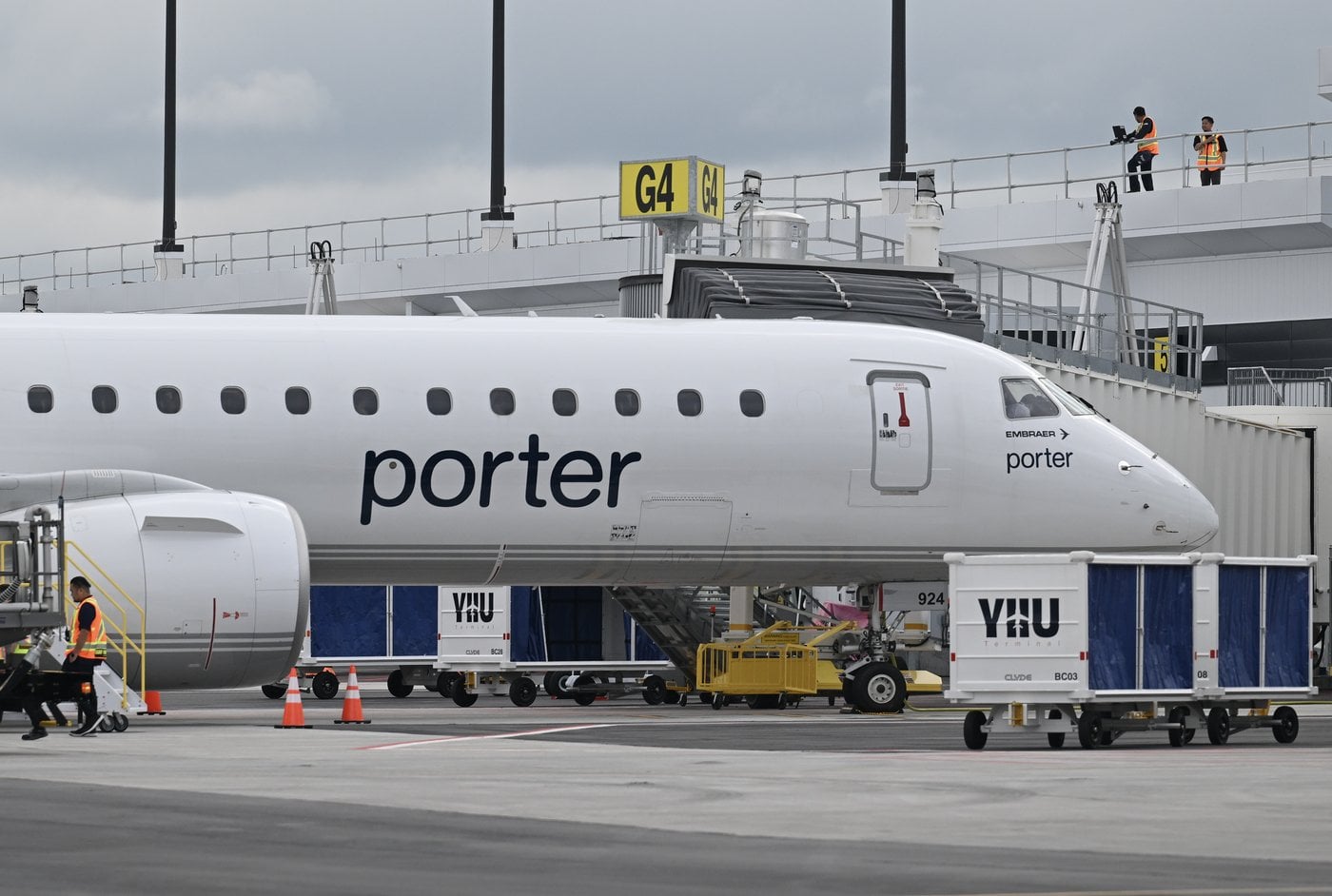 Un vol de Porter Airlines a été annulé car un enfant refusait d'attacher sa ceinture