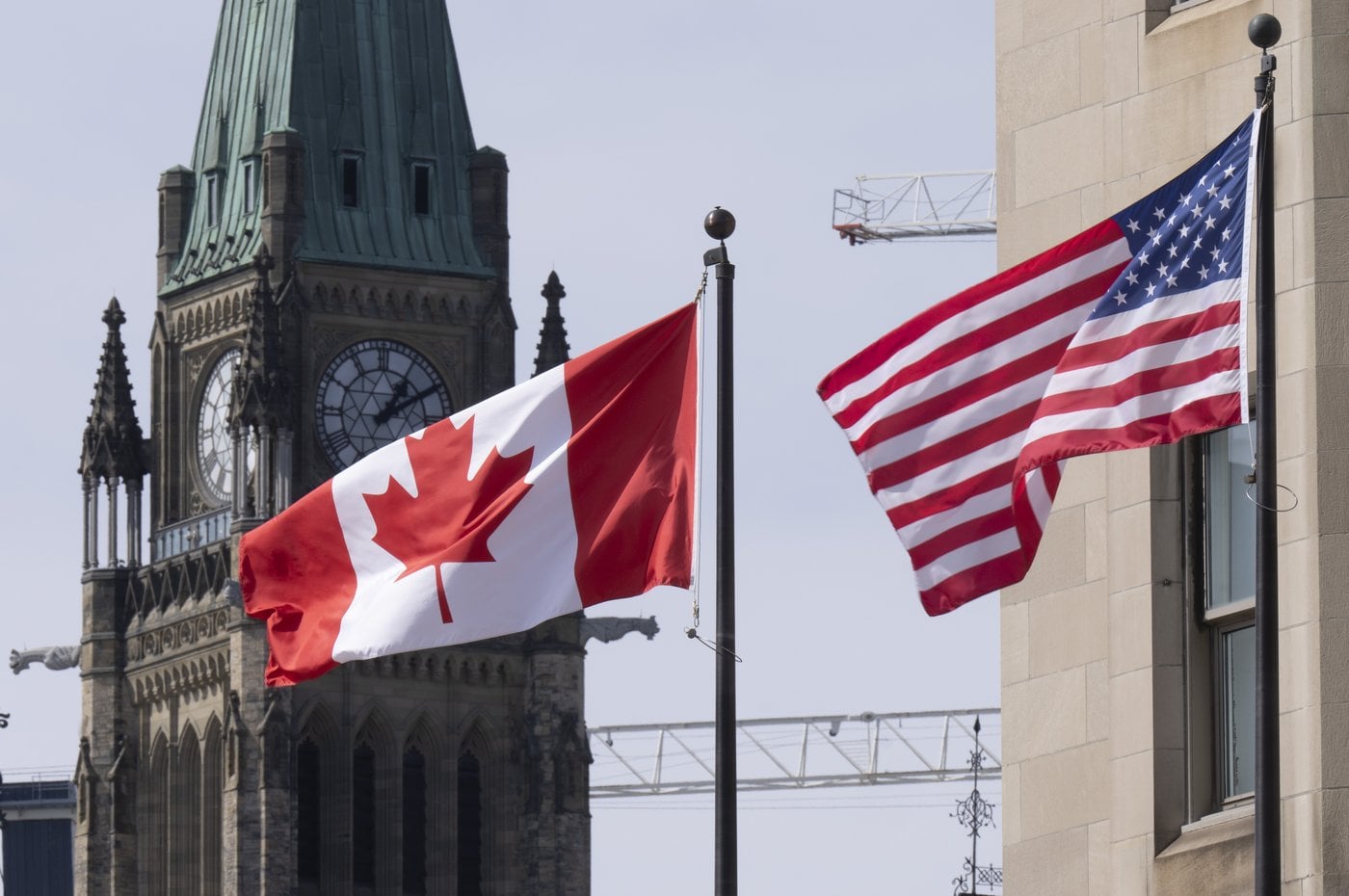 Le commerce entre le Canada et les États-Unis a reculé de près de 2G$ depuis 2024