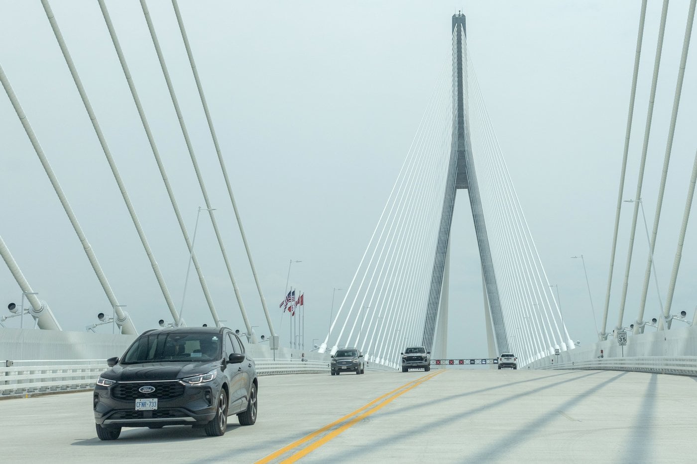 À peine ouvert et déjà des dizaines de milliers de traversées sur le pont Gordie Howe