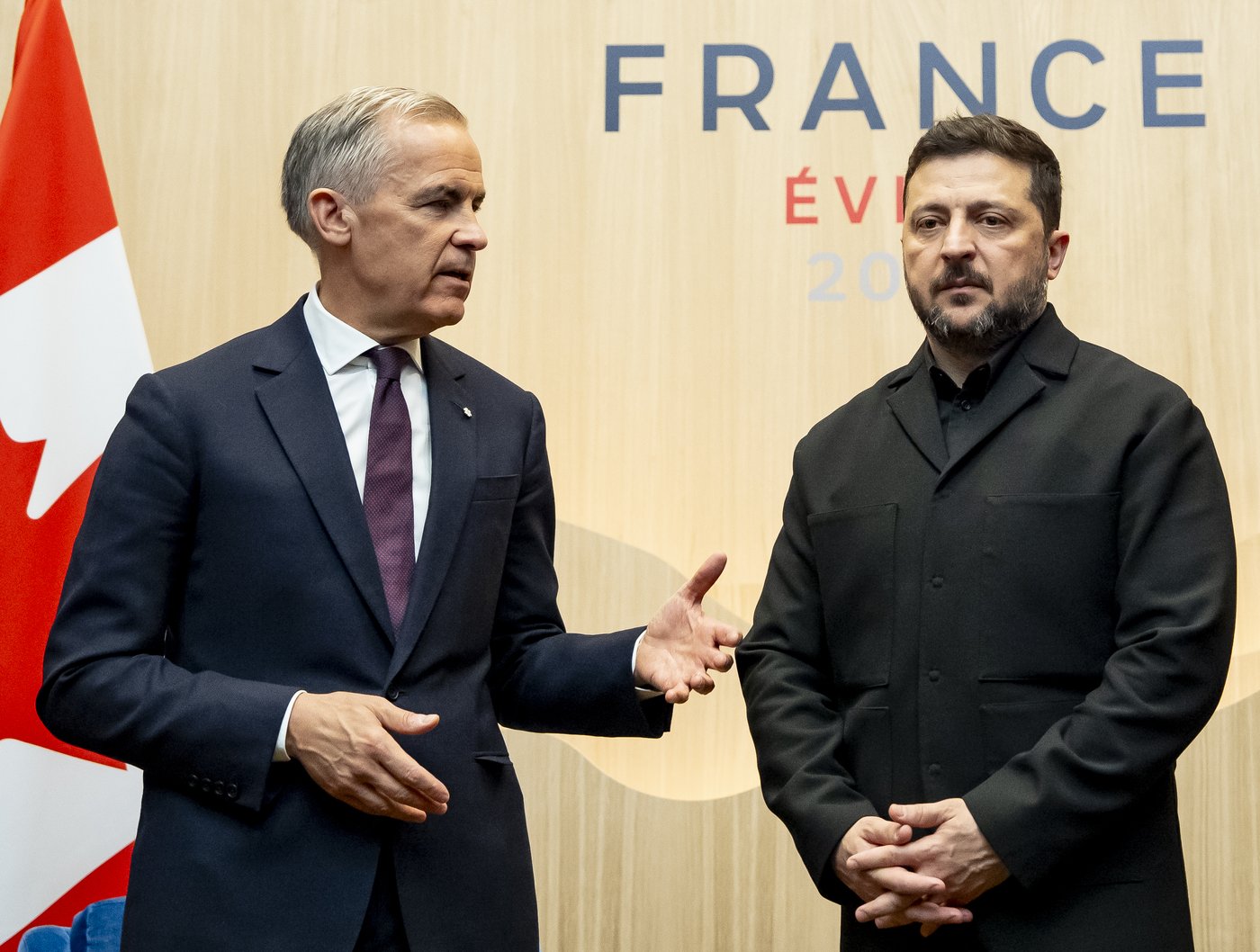Le président ukrainien, Volodymyr Zelensky, rencontrera Mark Carney à Calgary jeudi