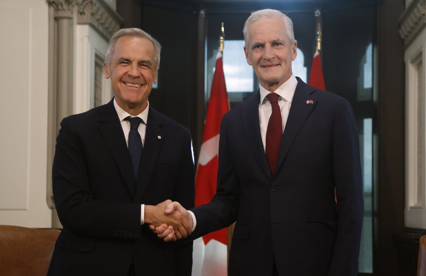 Carney accueille le premier ministre norvégien à Ottawa