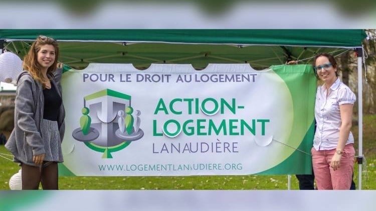 De gauche à droite: Marion Duval, animatrice et agente de mobilisation sociale et Amélie Pelland, coordonnatrice