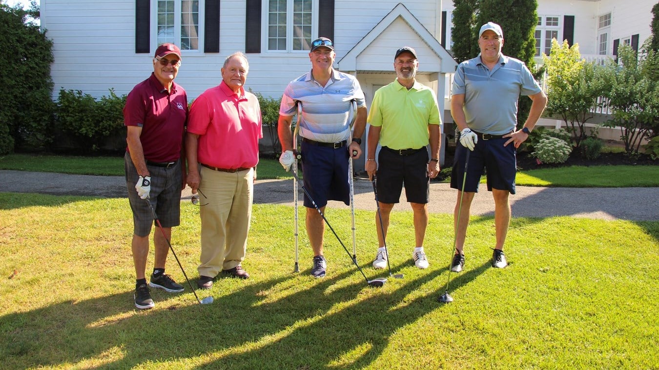 Denis Forget, Guy Charbonneau, Stéphane Boily, Gaston Lamarche et Patrice Mc Mahon.

