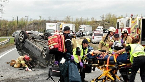 Les accidents routiers de ceux qui travaillent sur la route