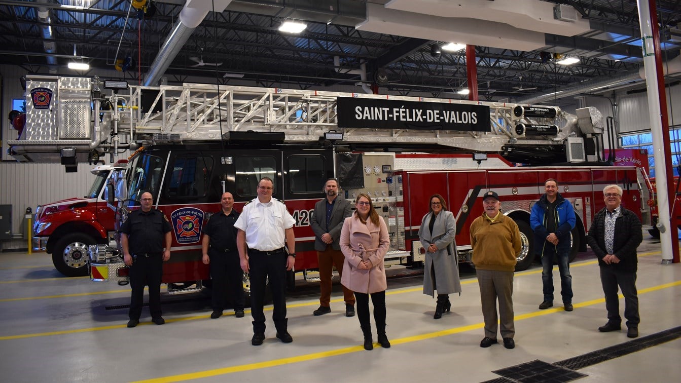 Un nouveau camion-échelle pour Saint-Félix-de-Valois