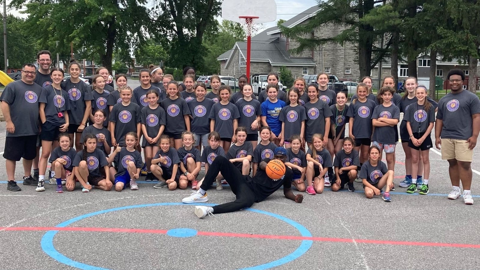 Premier camp pour l’Association de basketball Persévérance