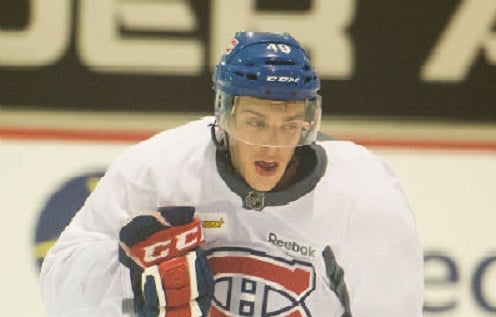 Michaël Bournival avec le Canadien