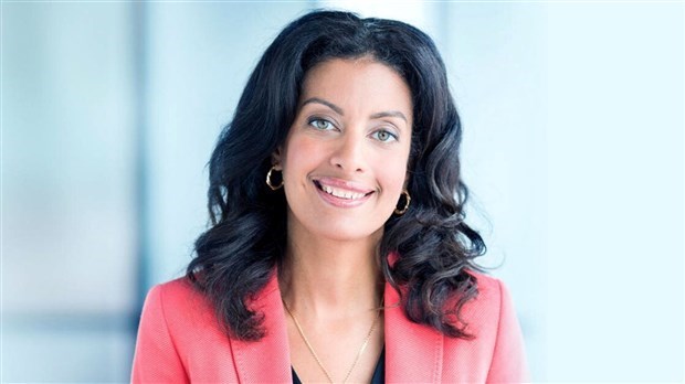 La cheffe du Parti libéral du Québec, Dominique Anglade.