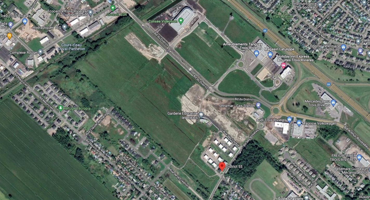 Début des travaux des nouveaux bâtiments commerciaux au District 55