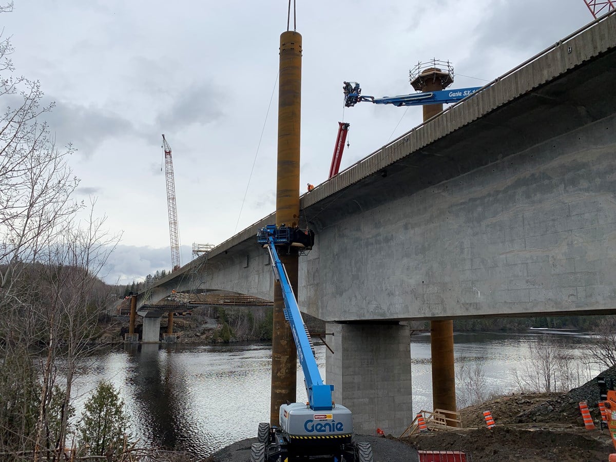 Pont des Piles: les travaux avance plus rapidement que prévu