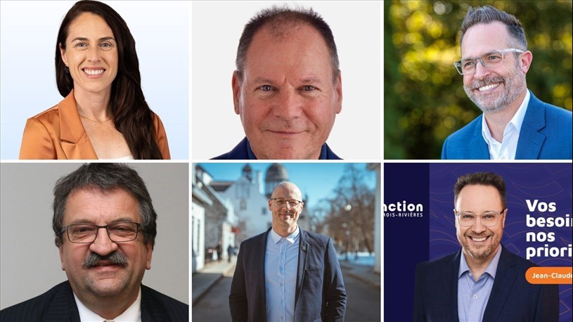 Pascale Albernhe-Lahaie de Trois-Rivières Ville forte, Jean-François Aubin Indépendant, Jean-Claude Ayotte de Action Trois-Rivières, Pierre-Benoit Fortin Indépendant, Dany Carpentier Indépendant et Jonathan Bradley Indépendant.