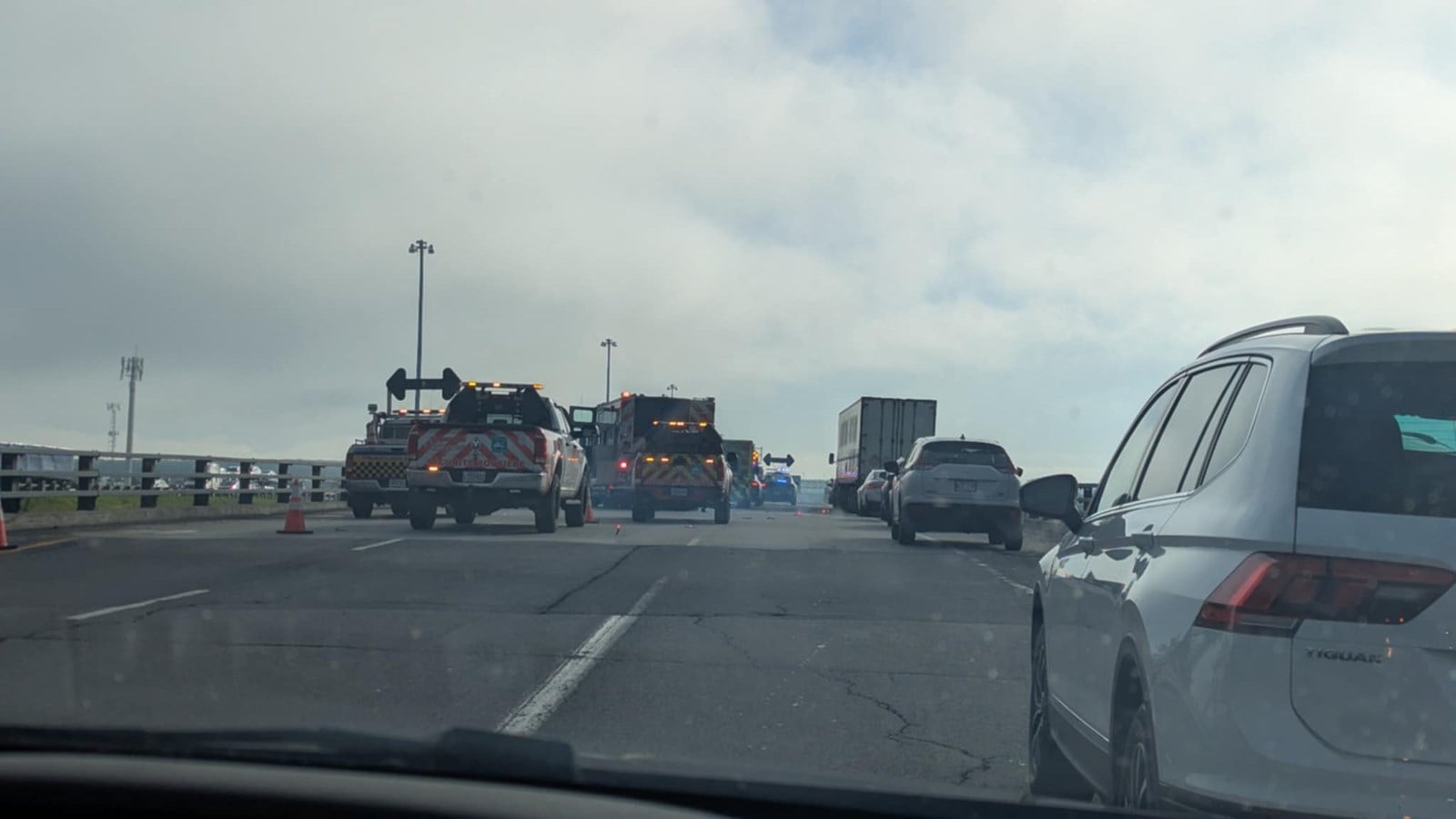 Circulation à contresens sur l'autoroute 40 entre Berthierville et Lanoraie