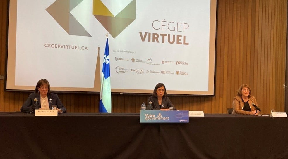 Québec annonce un financement récurrent de 325 000$ pour Cégep virtuel