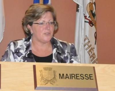 (Photo Simon Dessureault)En plus de sa fonction de mairesse, Sylvie Surprenant est la présidente du conseil d administration de la Régie de police Thérèse-De Blainville.