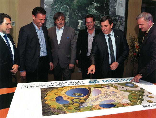 Un parc aquatique de 40 millions $ sera construit