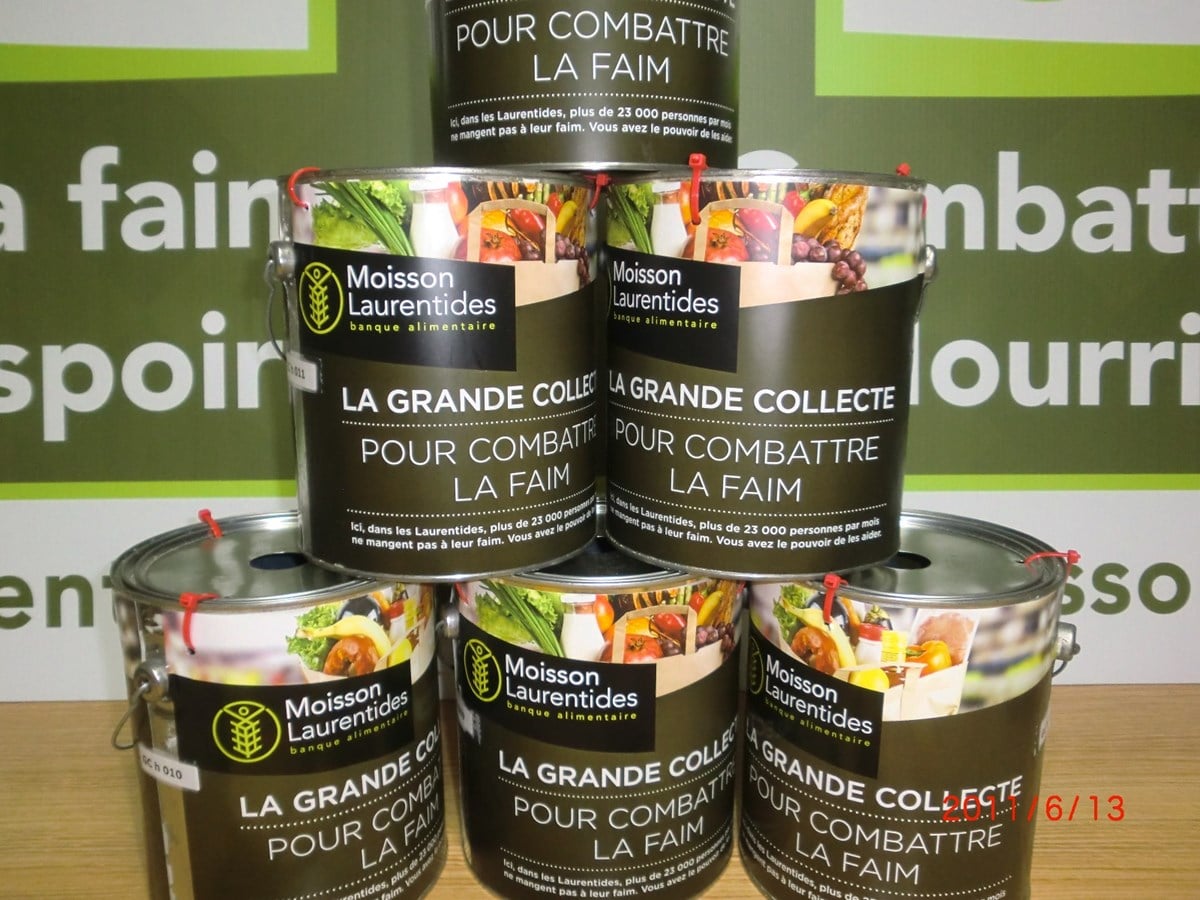 Grâce à la communauté Laurentienne, la grande collecte de Moisson Laurentides est un succès!