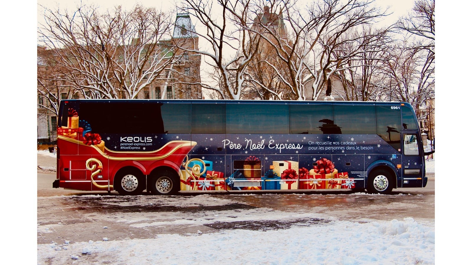Keolis Canada organise une grande collecte de dons au profit des familles du Québec