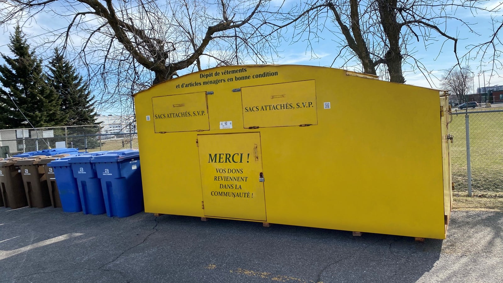 Relocalisation de la boîte de dons de l’organisme Dépanne-Tout