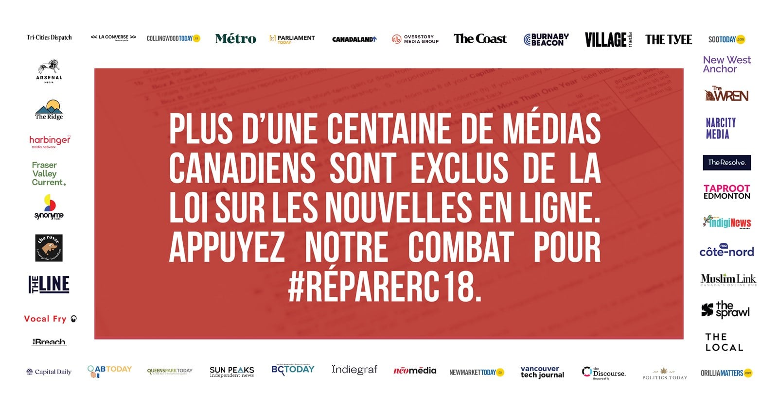 La Loi sur les nouvelles en ligne doit être transparente, équitable et inclure les nouveaux médias numériques et les médias indépendants