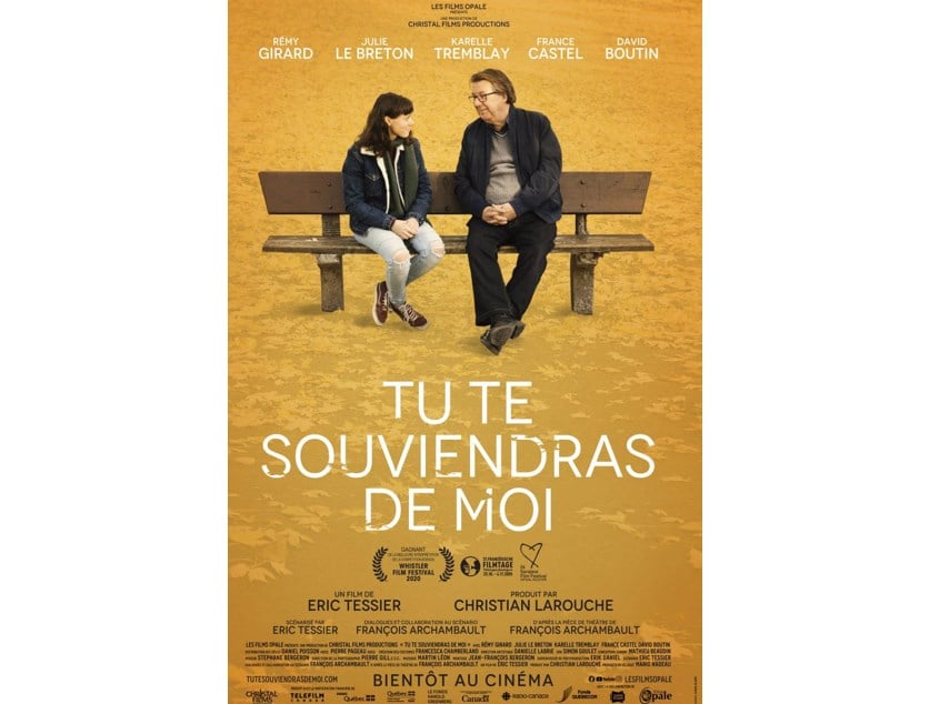 Tu te souviendras de moi sortira en salle le 4 novembre prochain partout au Québec