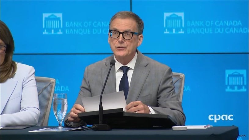 Le gouverneur de la Banque du Canada, Tiff Macklem.
