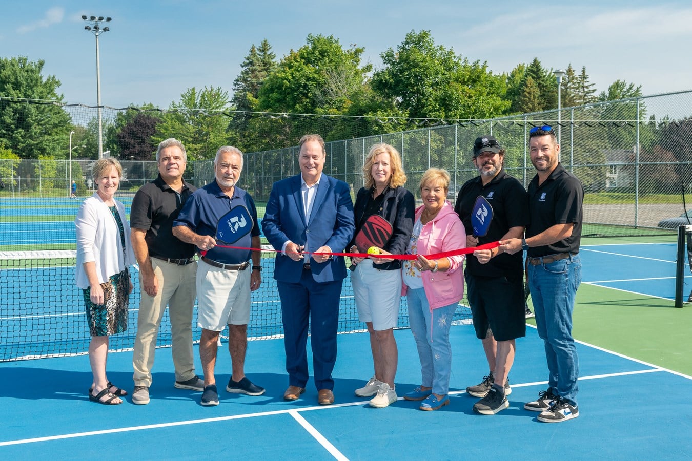 Lorraine inaugure ses nouveaux terrains de tennis et de pickleball