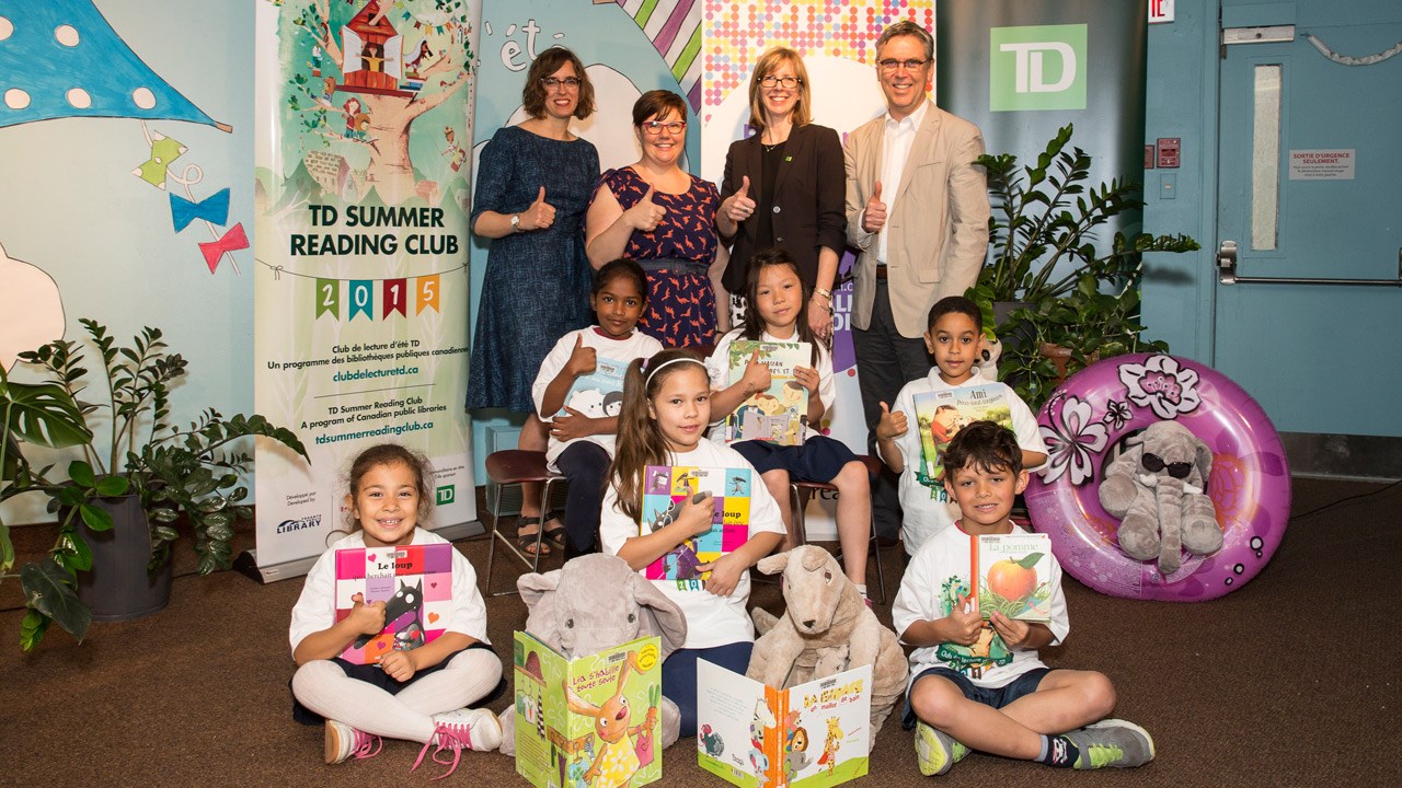 Le club de lecture d'été TD est lancé dans huit bibliothèques de Laval