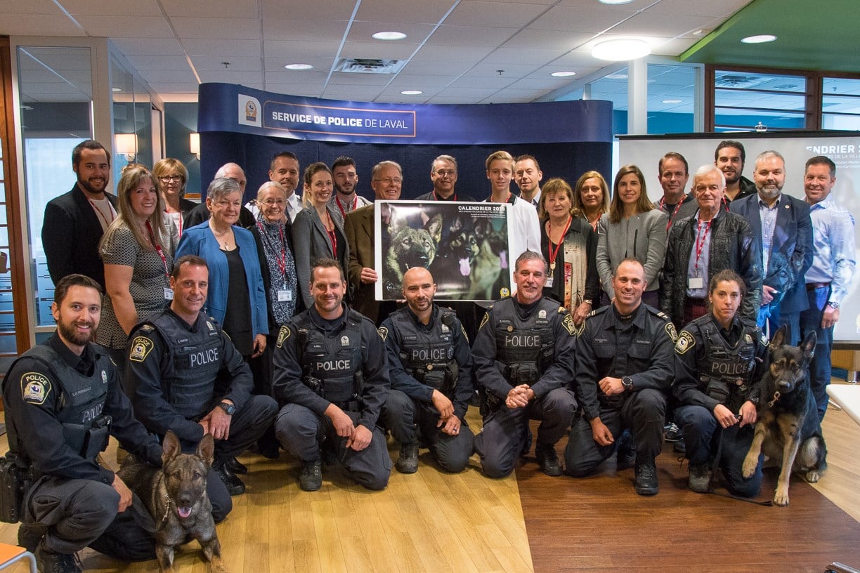 Le Service de police de Laval rend hommage à l'agent Éric Lavoie