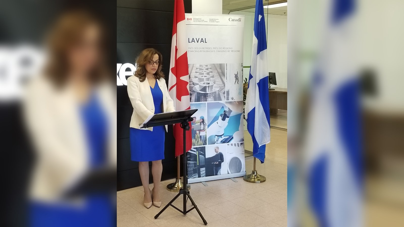 Eva Nassif annonce le soutien financier du gouvernement du Canada pour deux entreprises lavalloises