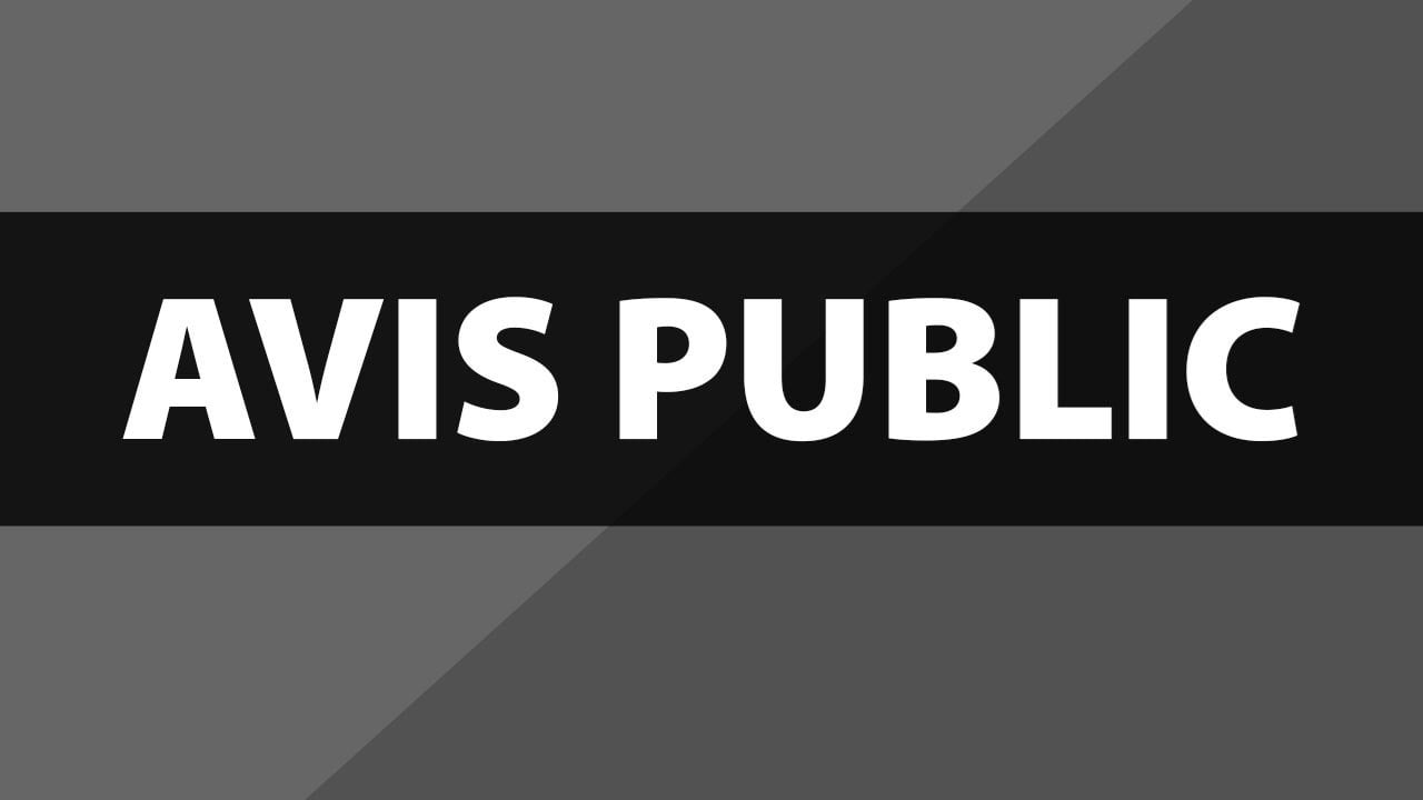 Avis de dissolution